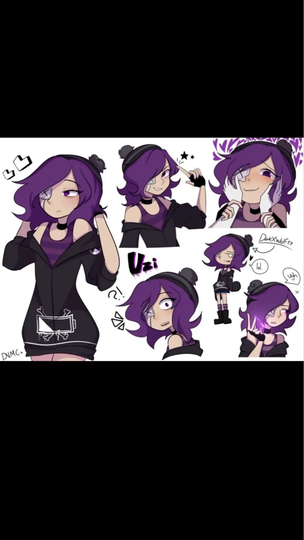 ai character: Uzi (Human) background
