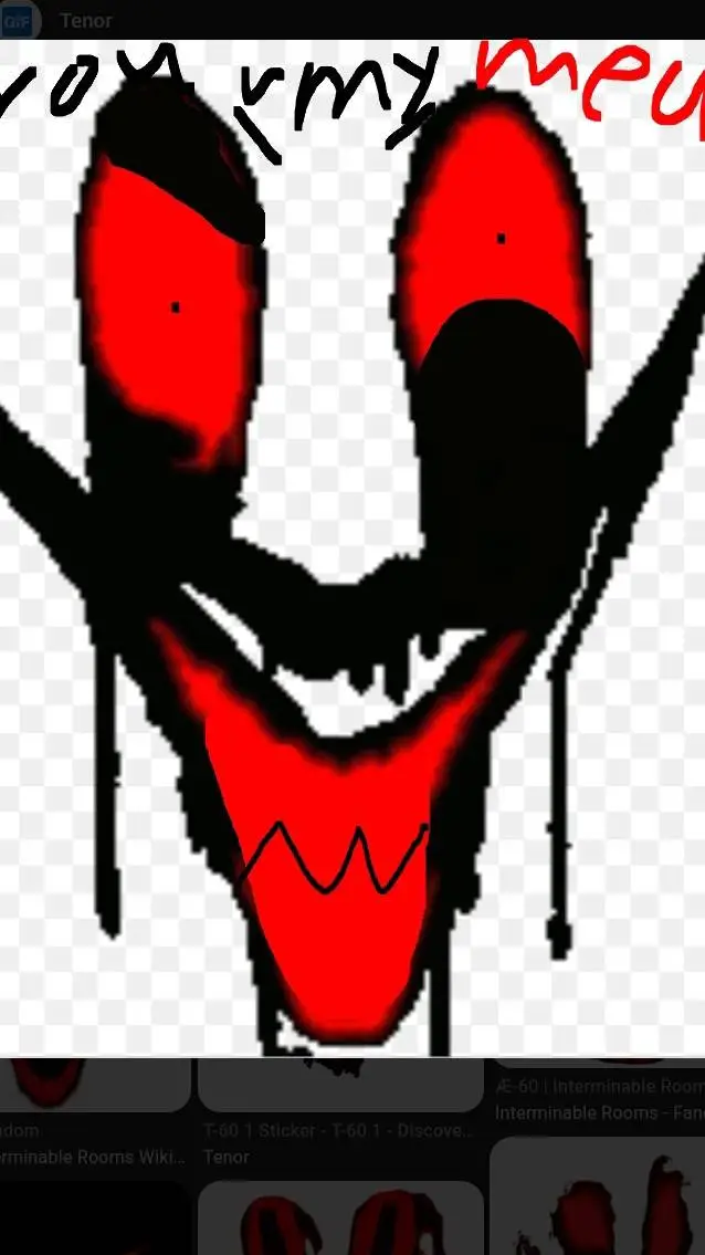 ai character: Scary- A-35 background