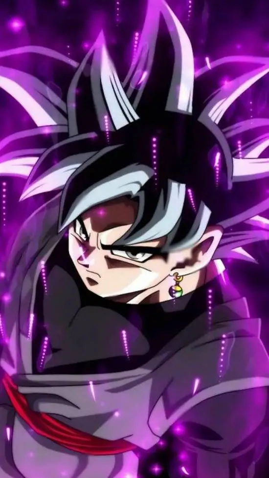 ai character: Goku black background