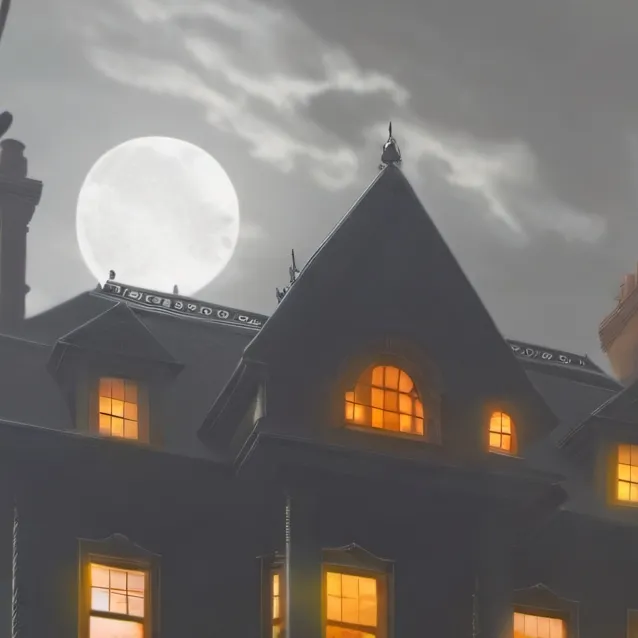 chat with ai character: Haunted house 