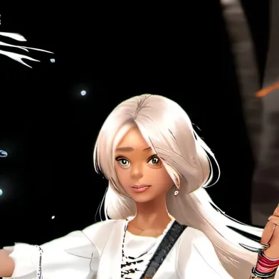 chat with ai character: Pink glitter van