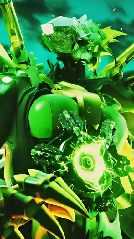 ai character: titan pencil woman background