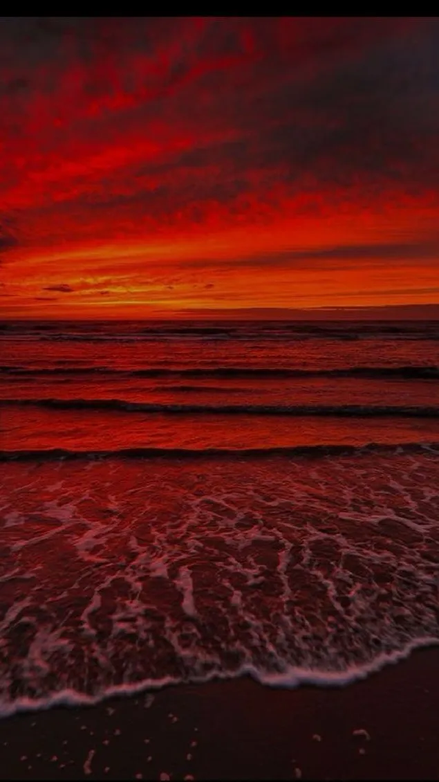 ai character: Hazbin beach day!  background