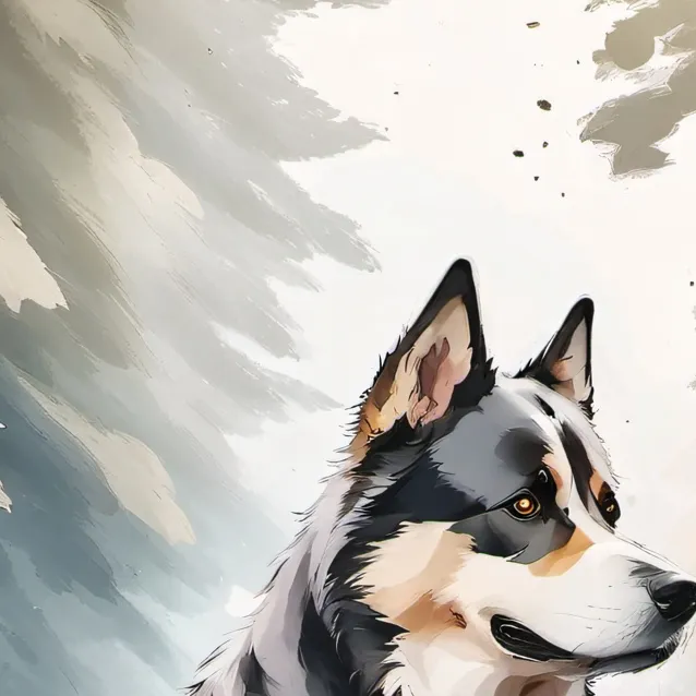chat with ai character: pregnant stray dog