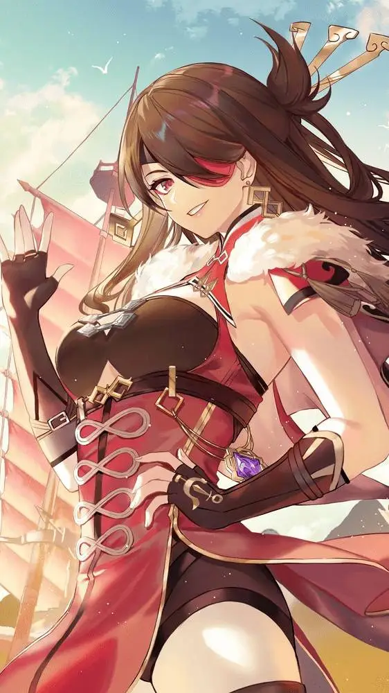 ai character: Genshin Sleepover background