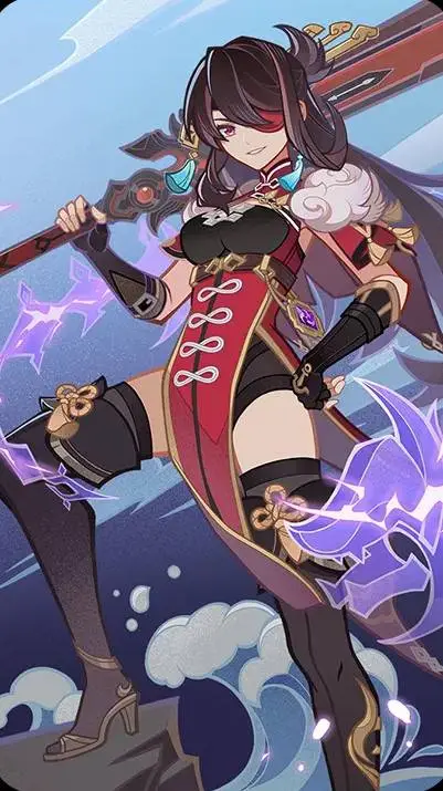 ai character: Genshin Pick me. background