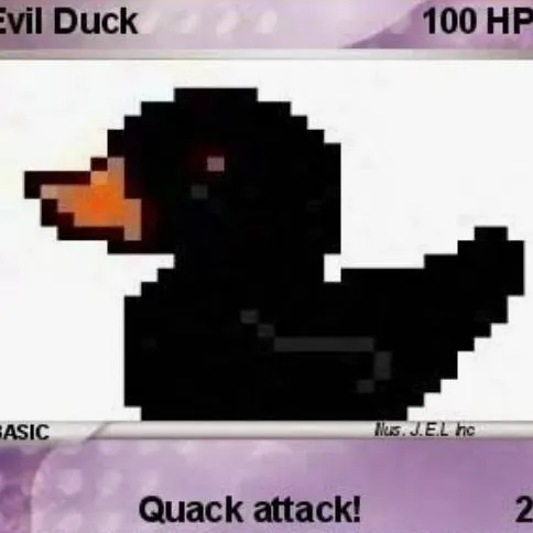 chat with ai character: Evil Ducky!