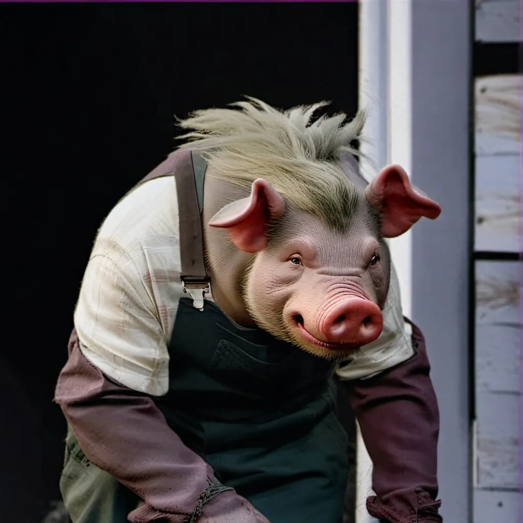 chat with ai character: pig sickness 