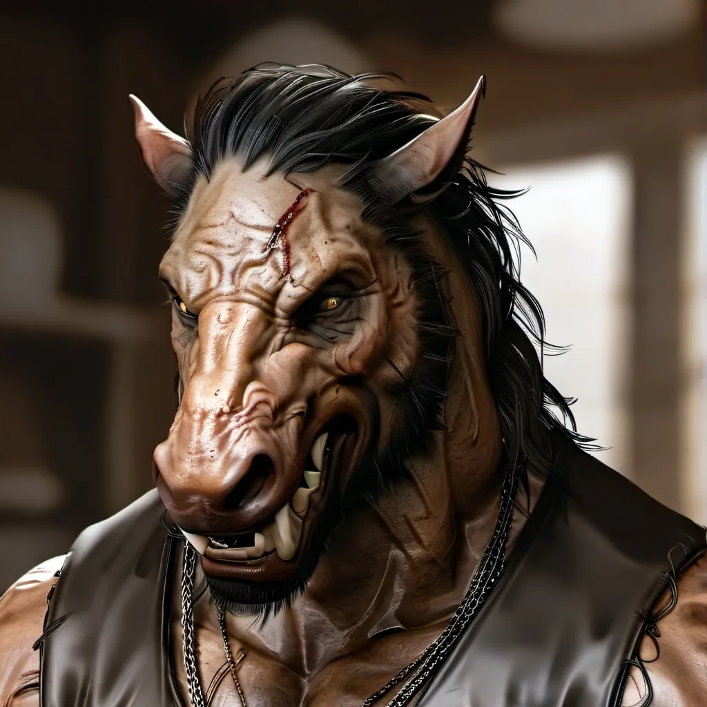 chat with ai character: werestallion