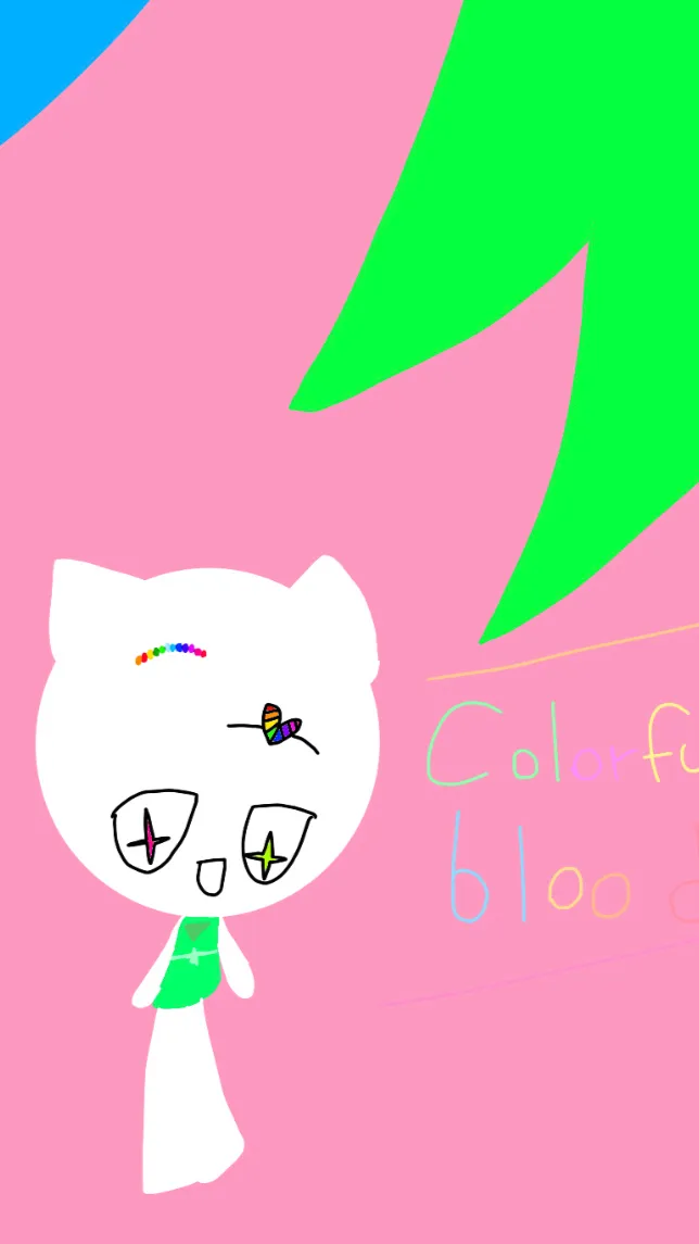 ai character: Colorful BloodlinE background