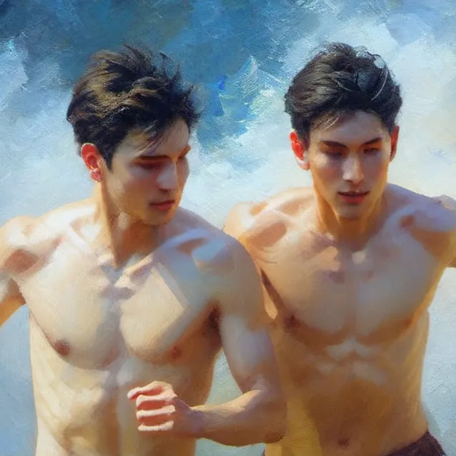 chat with ai character: Two Hotties 😻😏💪🏻🤣