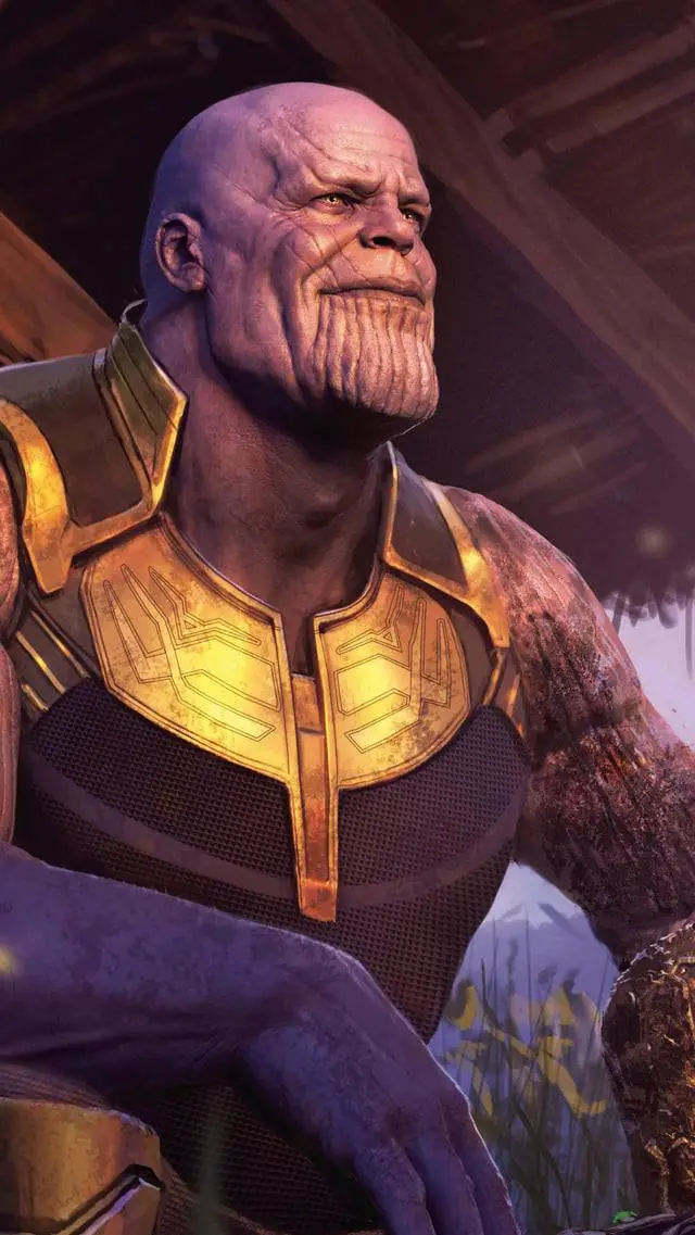 ai character: Thanos After Snap background