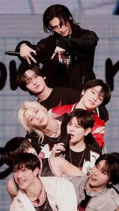 ai character: Straykids concert background