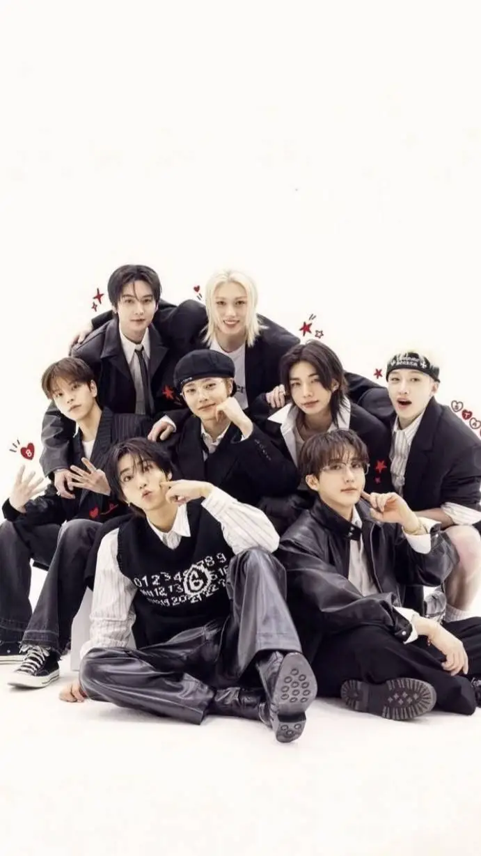 ai character: straykids  background