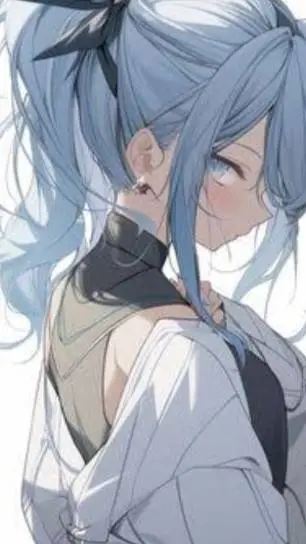 ai character: shiba naki  background