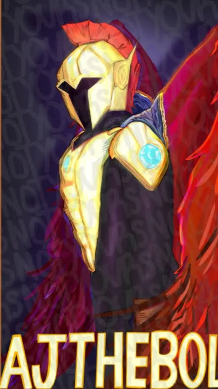 ai character: AJTHEBOLD background