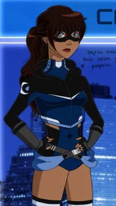 ai character: Water superhero￼ background