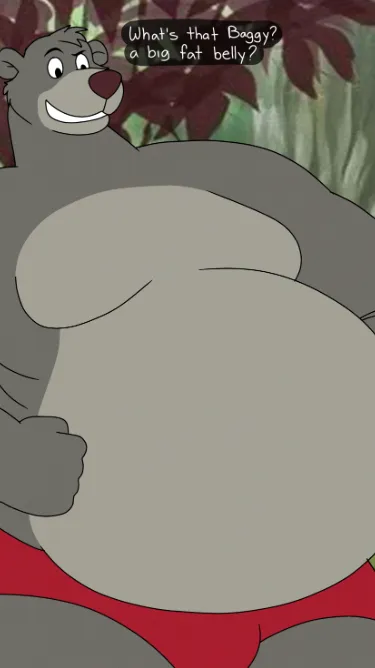 ai character: The fat jungle background