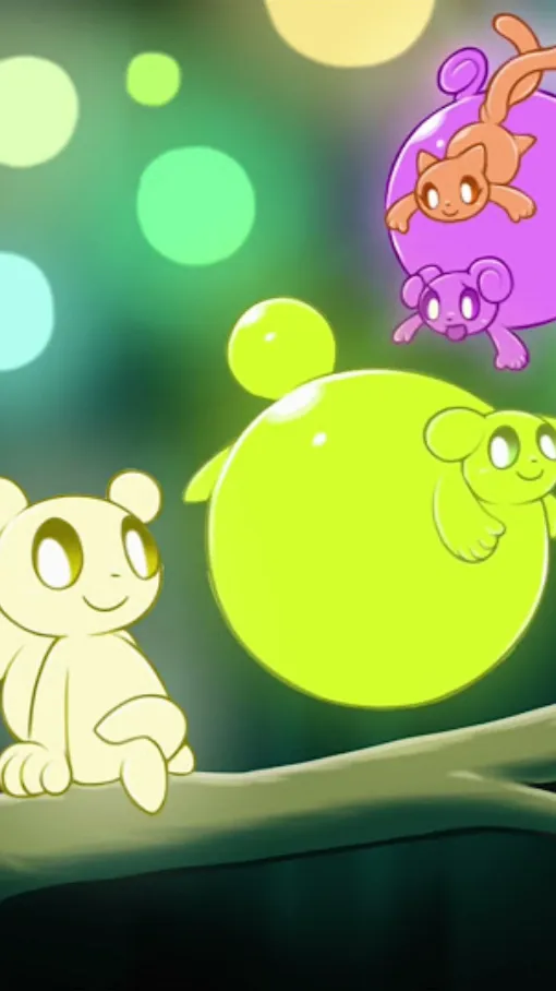 ai character: Balloon fairies background