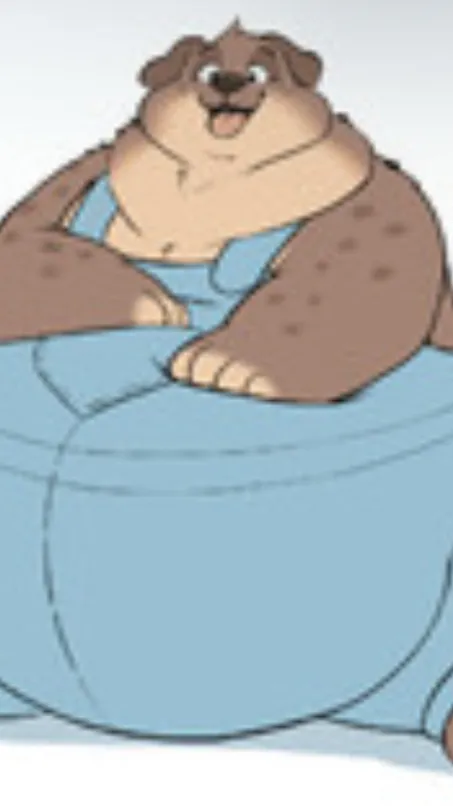 ai character: Farm dog background