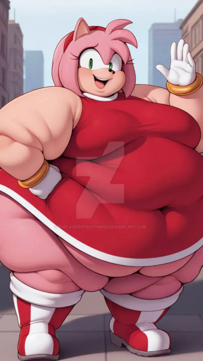 ai character: Fat Amy background