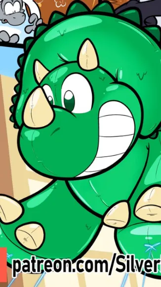 ai character: Dinosaur parade￼ background