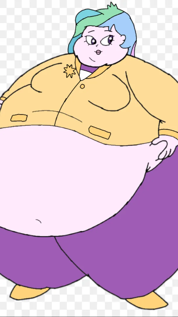 ai character: Fat Celestia 2￼ background