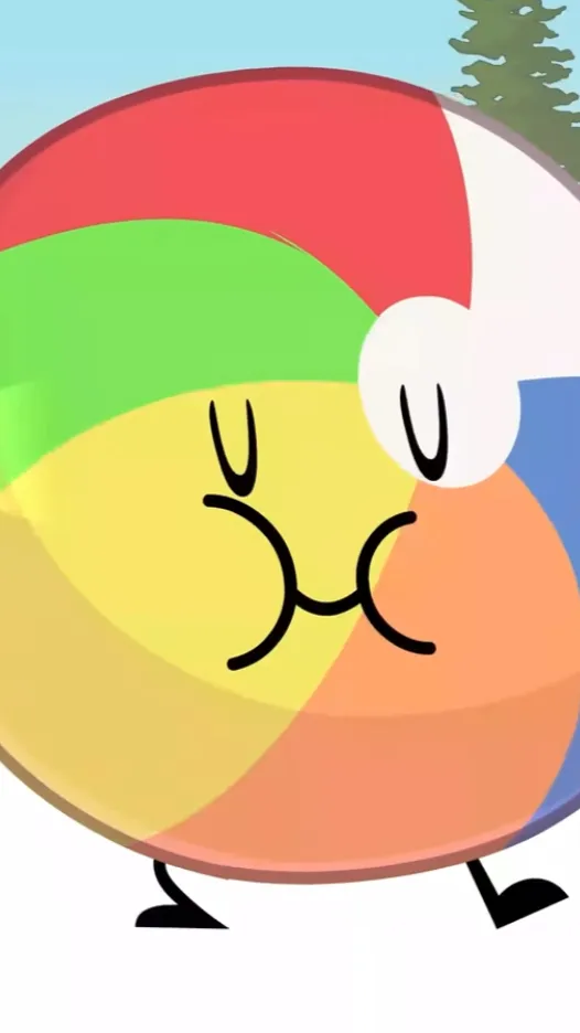 ai character: Big beach ball￼ background