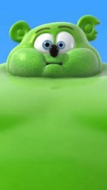 ai character: Fat ￼Gummybear TF background