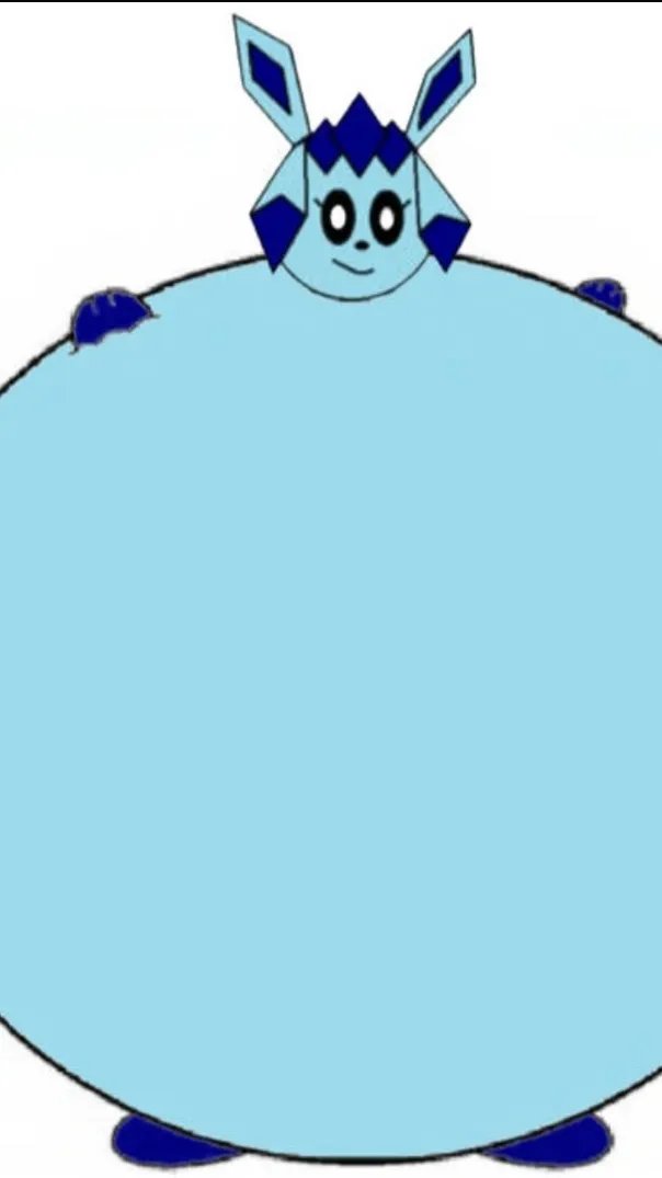 ai character: glaceon Ball Suit background