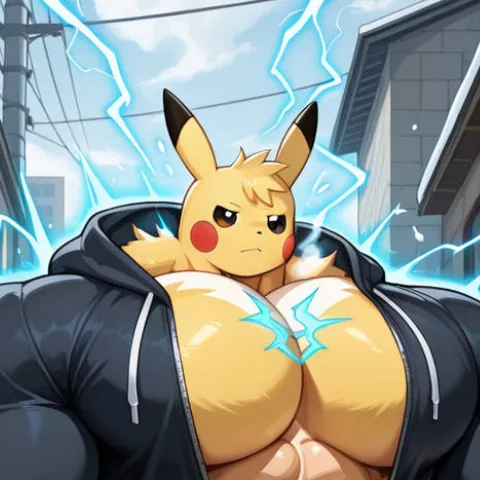 chat with ai character: BUFF Pikachu￼