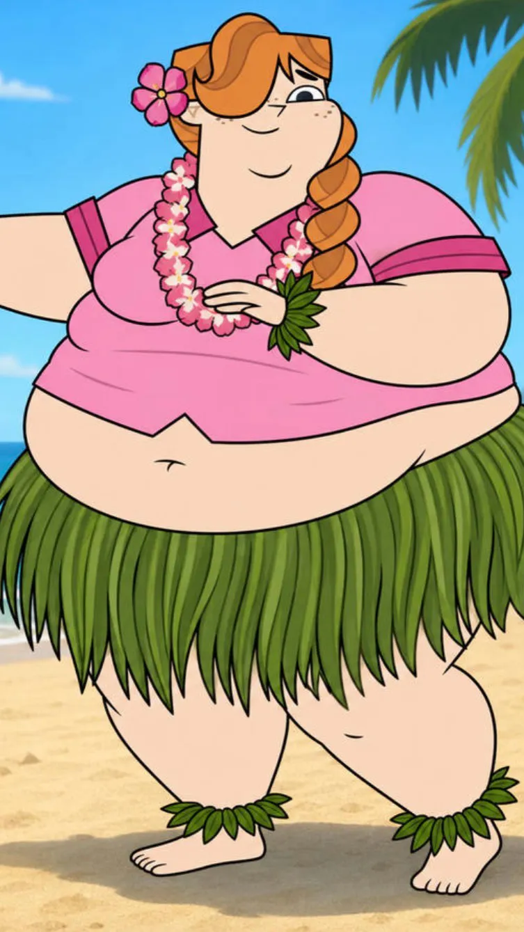 ai character: Fat Beach Maggy background