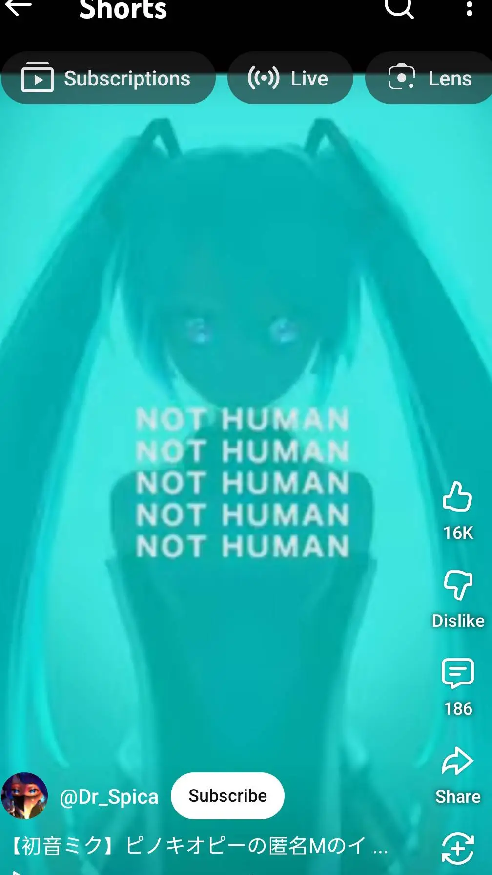 ai character: Miku background