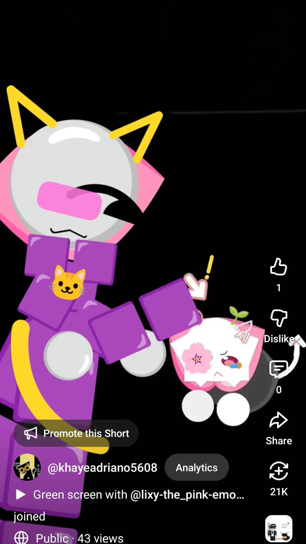 ai character: Fpe.emojicat background