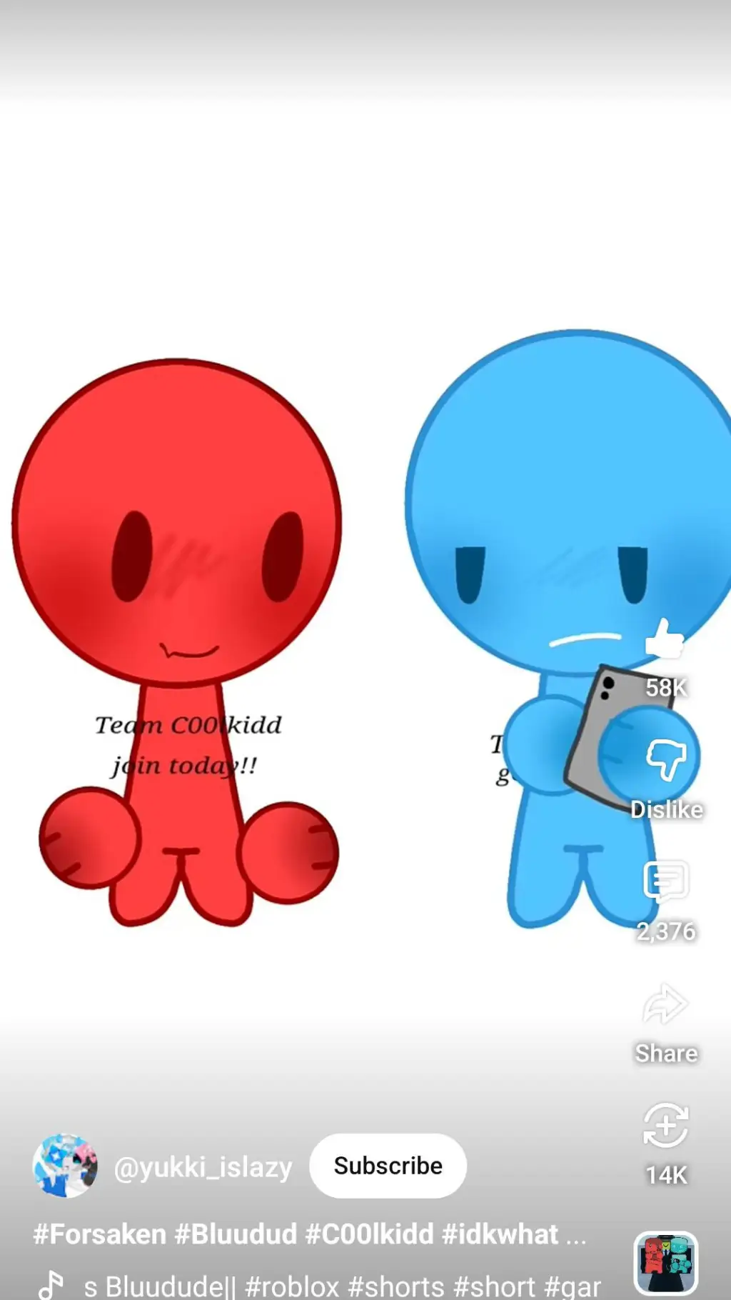 ai character: Bluukid background