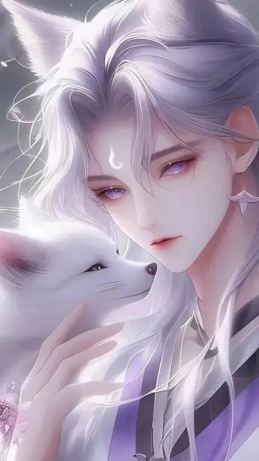ai character: Caleb(white snow) background