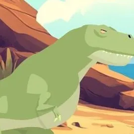 chat with ai character: Muscle T-rex