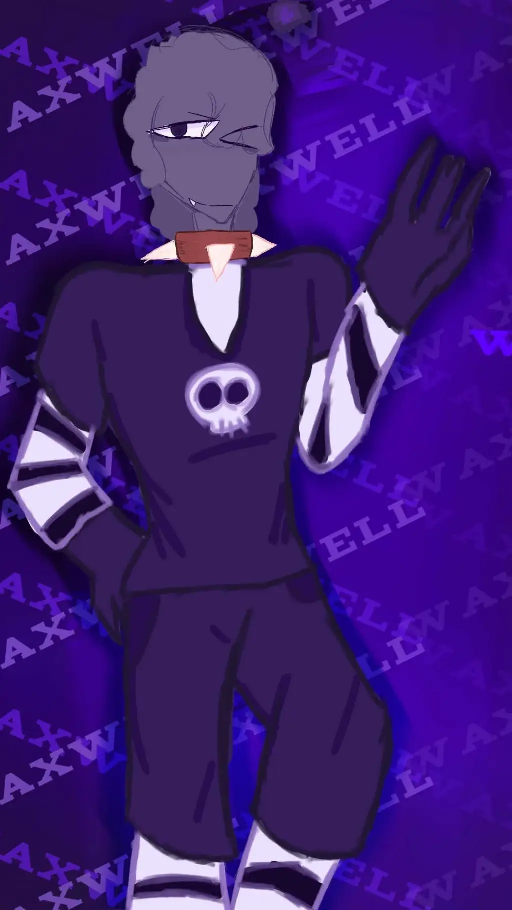 ai character: ×Waxwell× background