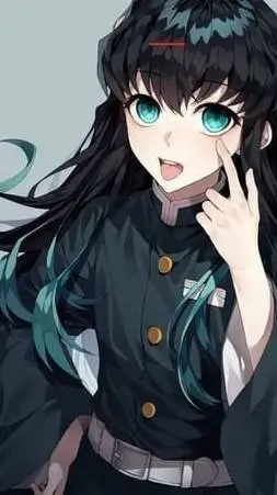 ai character: tokito Muichiro  background