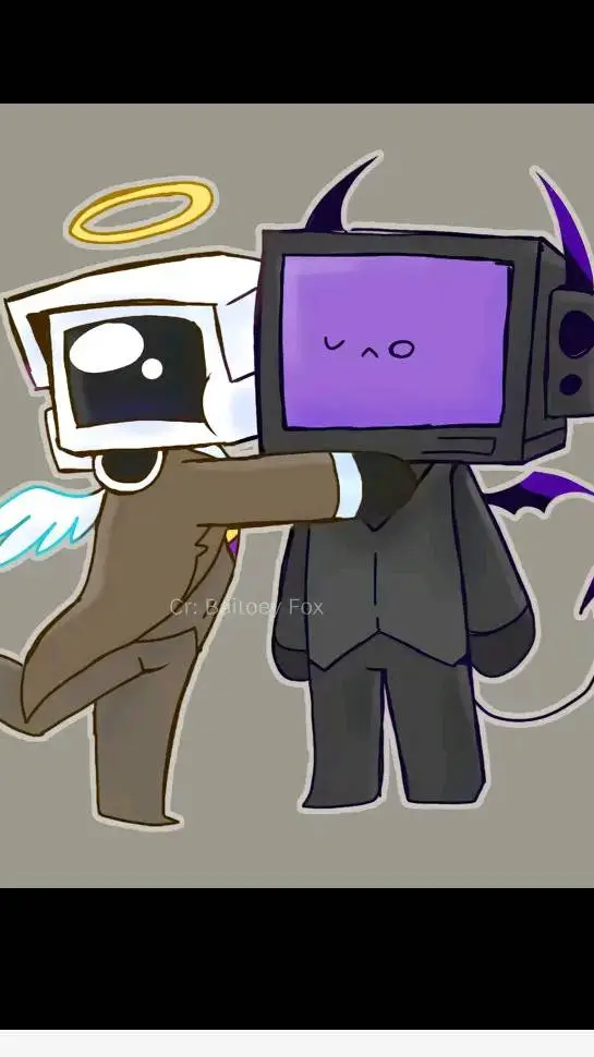 ai character: brown cameraman♡ background