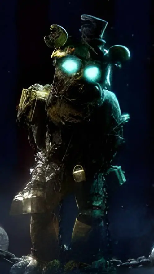 ai character: (GE) Golden Freddy background