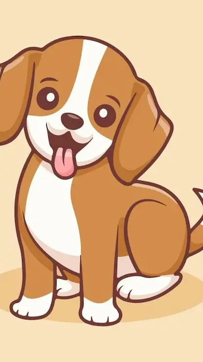 ai character: free puppy!! background