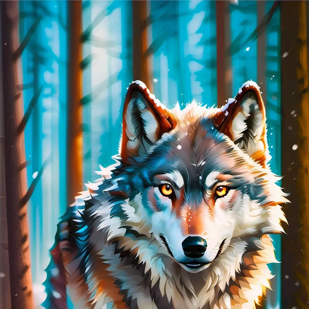 chat with ai character: forever wolf..