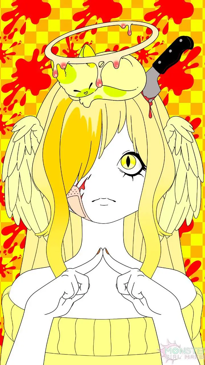 ai character: angel.. background