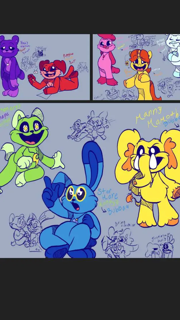 ai character: Curious Critters  background
