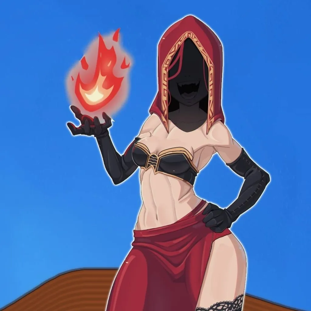 chat with ai character: Desert Pyromancer