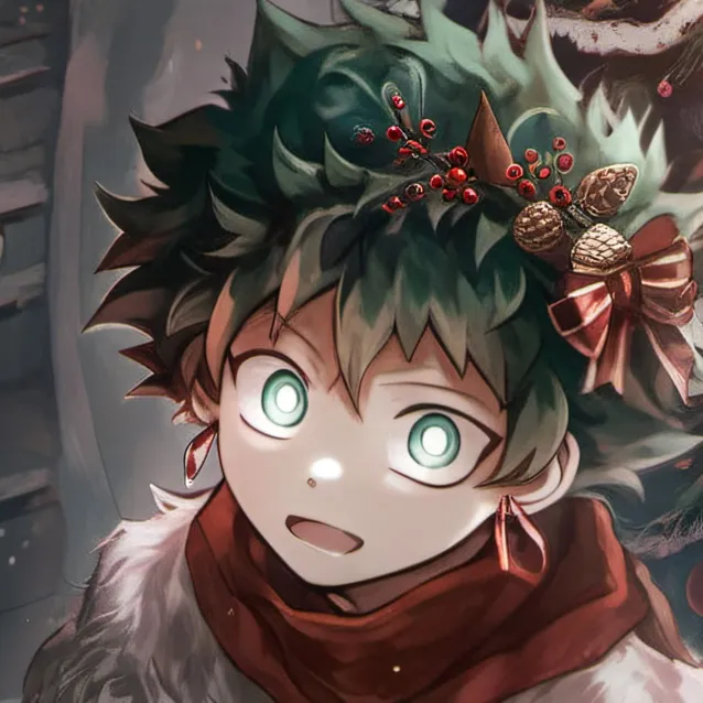 chat with ai character: Izuku(Christmas AU