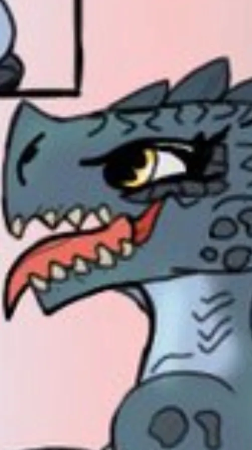 ai character: ♀Tristar Godzilla background