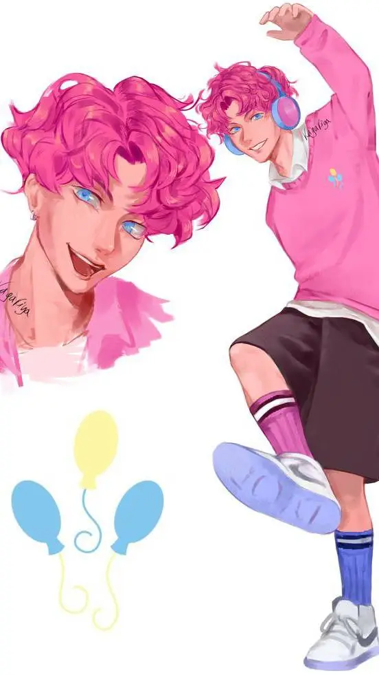 ai character: Bubble Berry 🎈🎉🎂 background