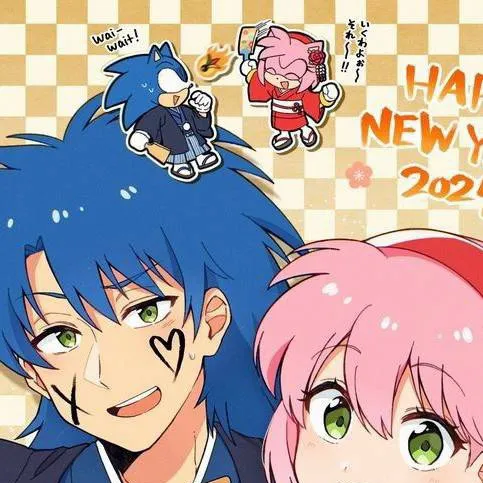 chat with ai character: Sonic y Amy 